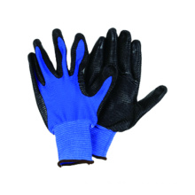 13G Blue U3 Polyester Glove with Nitrile Coated
